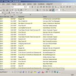 CMMS Data Exported to Excel