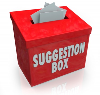 suggestion box for maintsmart