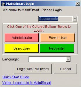 maintsmart cmms download login screen